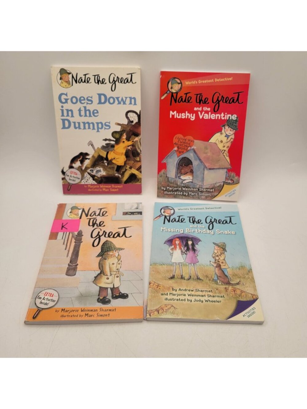 NATE THE GREAT Lot of Chapter Books by Marjorie Weinman Sharmat - CB046